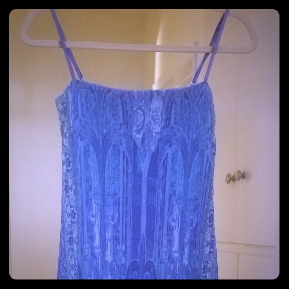 Pattern strappy dress